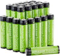 Amazon Basics 24-Pack Rechargeable AAA