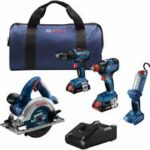 BOSCH GXL18V-497B23 18V 4-Tool Combo Kit