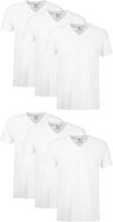 6-Pack Hanes Mens Cotton V-neck Tee Undershirts