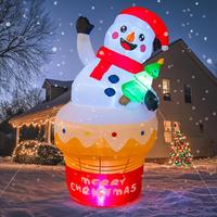 Dazzle Bright 6FT Inflatable Snowman